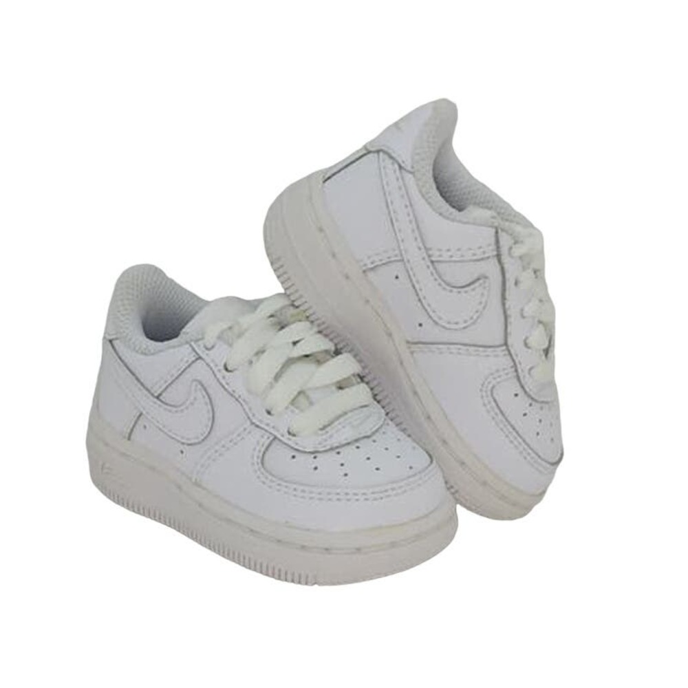 Nike Air Force 1 Toddler Pre-owned Triple White Sneakers - sz. 2C